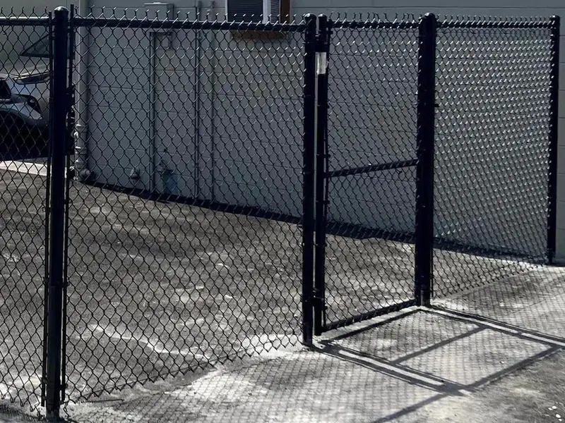 Chain Link Fencing installation example